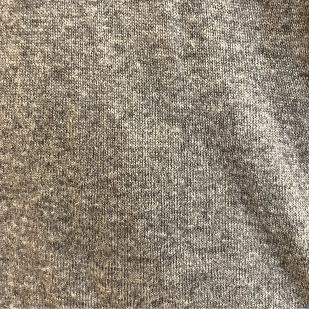 J. Crew Gray Ruffle Sleeve Sweater